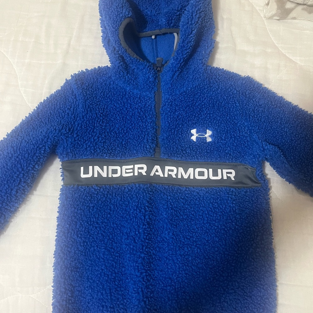 Under Armour Kids Royal Blue Sherpa Hoodie